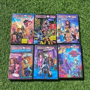 Monster High DVDs Lot Frights Camera Action! Boo York Scaris Ghoul Rules